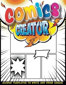 Blank Comic Book Pages Blank Comic Book For Adults | Home Activities For Kids With Creative Writing And Drawing Skills Practice