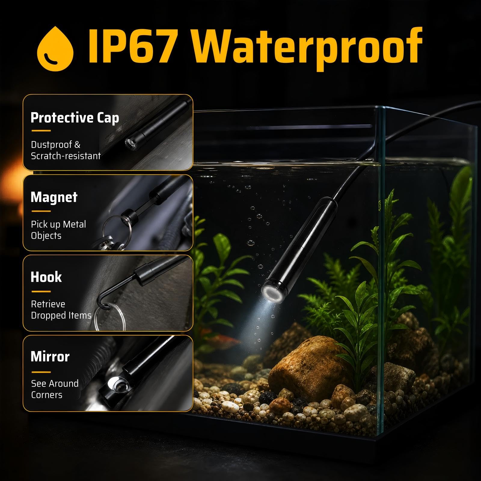 2K Endoscope Camera - Inspect Pipes & More -7 2K Endoscope Camera - Inspect Pipes & More -7