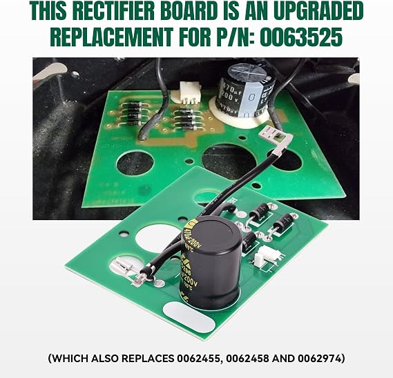 0063525 Improved Design Bridge Rectifier Board Compatible with Generator Rectifier Board (Replace #0062974, 0062455, 0062458)