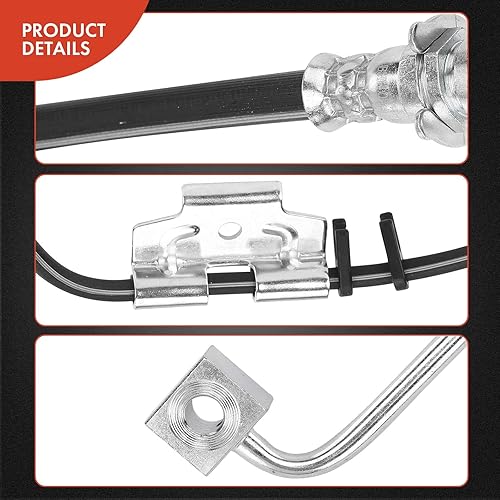 Miniatura 5 de A-Premium Manguera hidráulica de freno delantero izquierdo compatible con Dodge Ram 2500 3500 2003-2010 Ram 2500 2011-2013 3500 2011-2012 Reemplazo