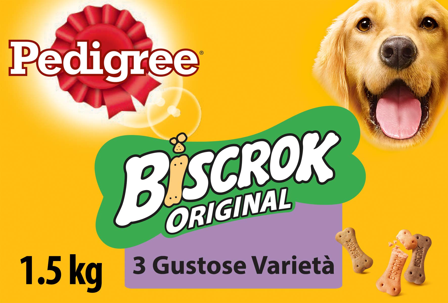 Pedigree Galletas Biscrock para Mimar a tu Perro 1670 g - Pack de 6
