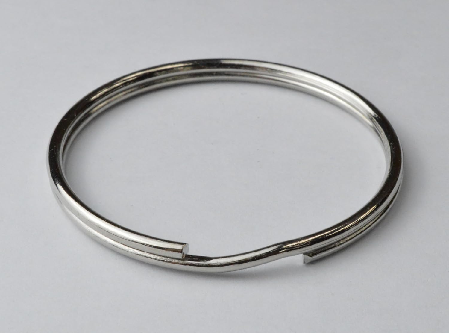 2 X Size (1.97''/50mm) Metal Large Jailer Jump Split Key Rings Loop ...