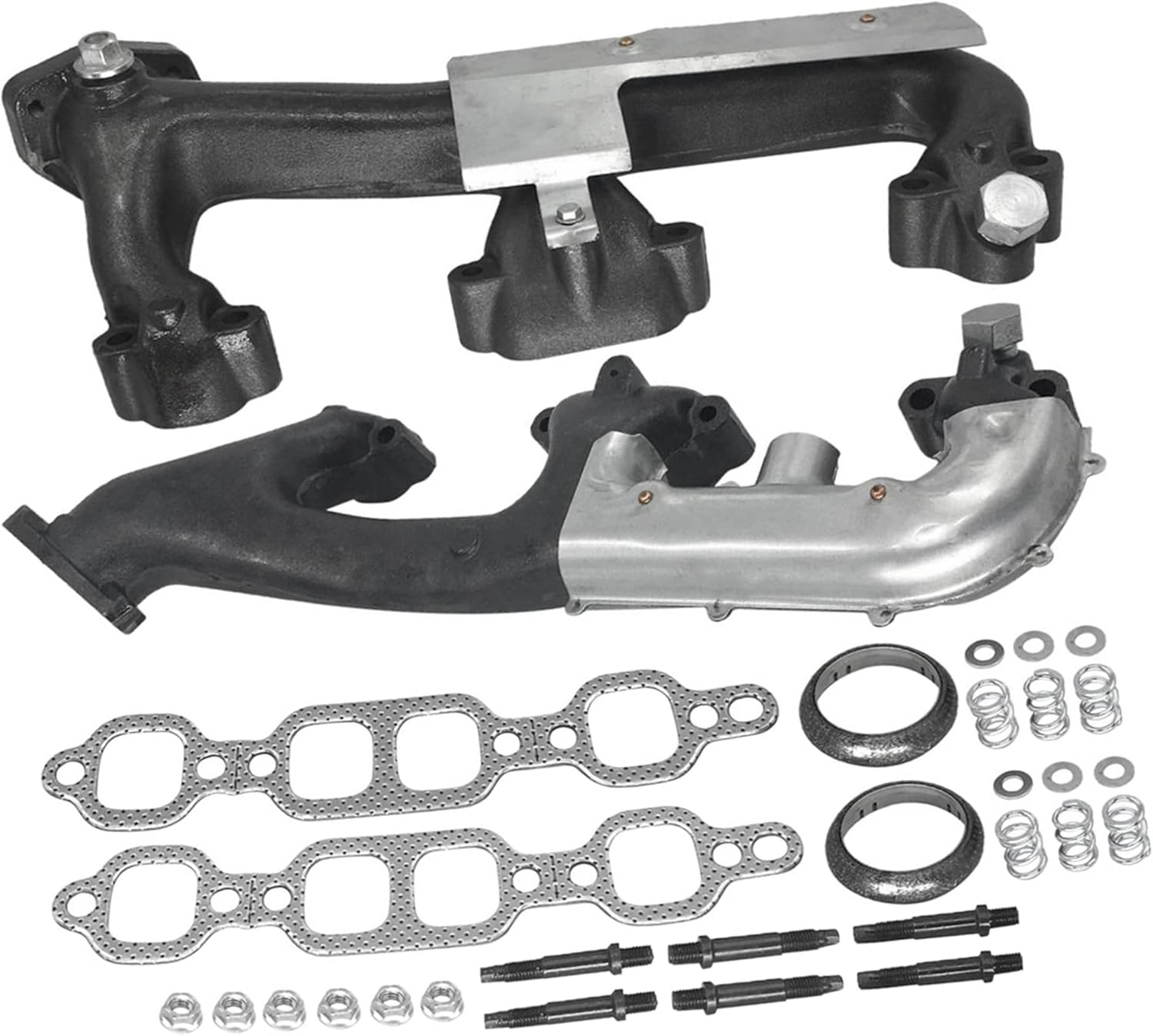 Pair Exhaust Manifold With Heat Shield For Chevrolet GMC C1500 C2500 C3500 K1500 K2500 K3500 1988-1995 For Chevry GMC C1500 C2500 K1500 K2500 Suburban 1992-1995 674-156 674-157