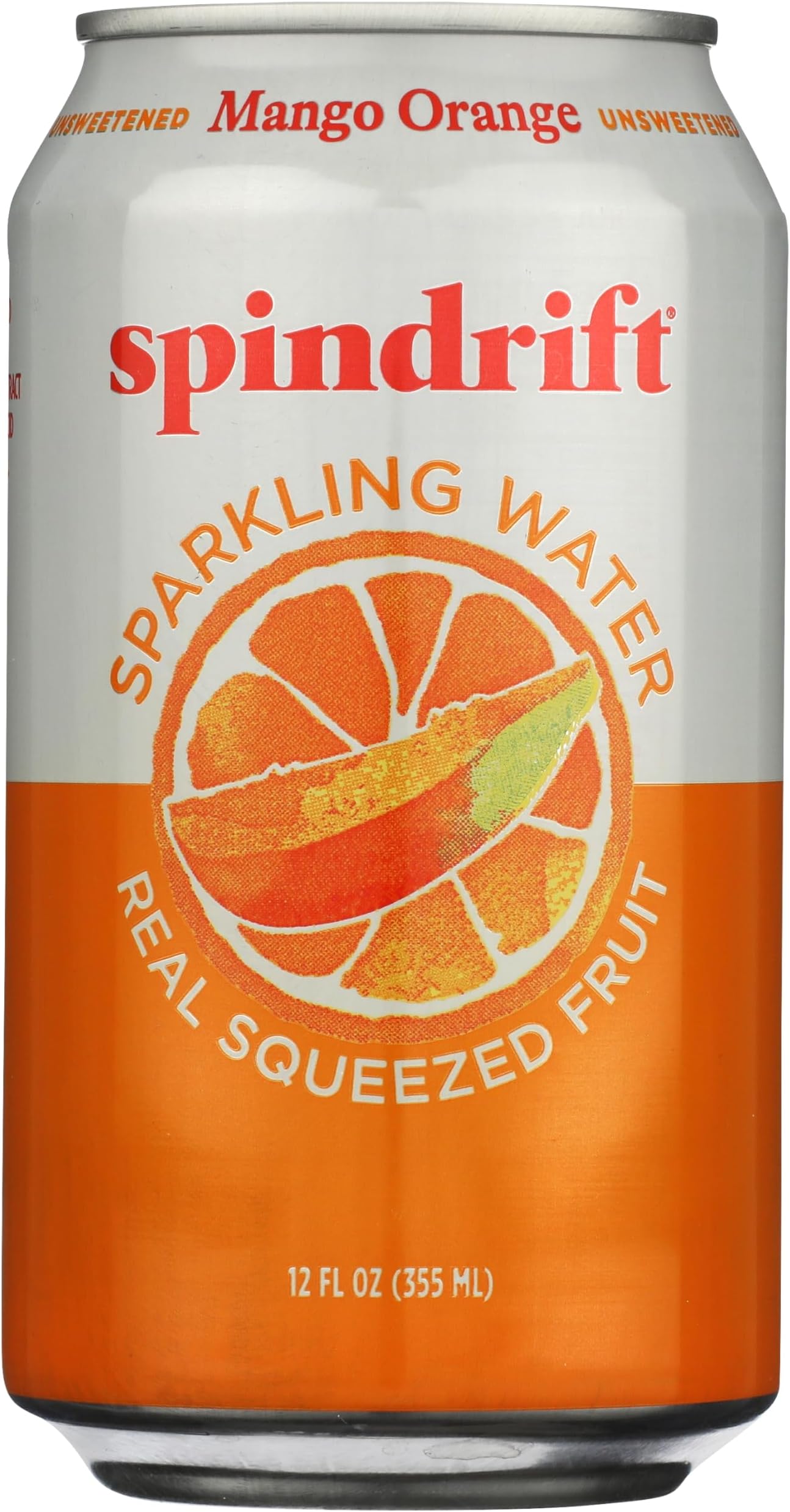 Seltzer Orange Mango, 12 fl oz