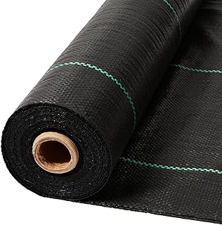 3FT x 100FT 3.2oz Garden Weed Barrier Fabric, Weed Blocker Cloth