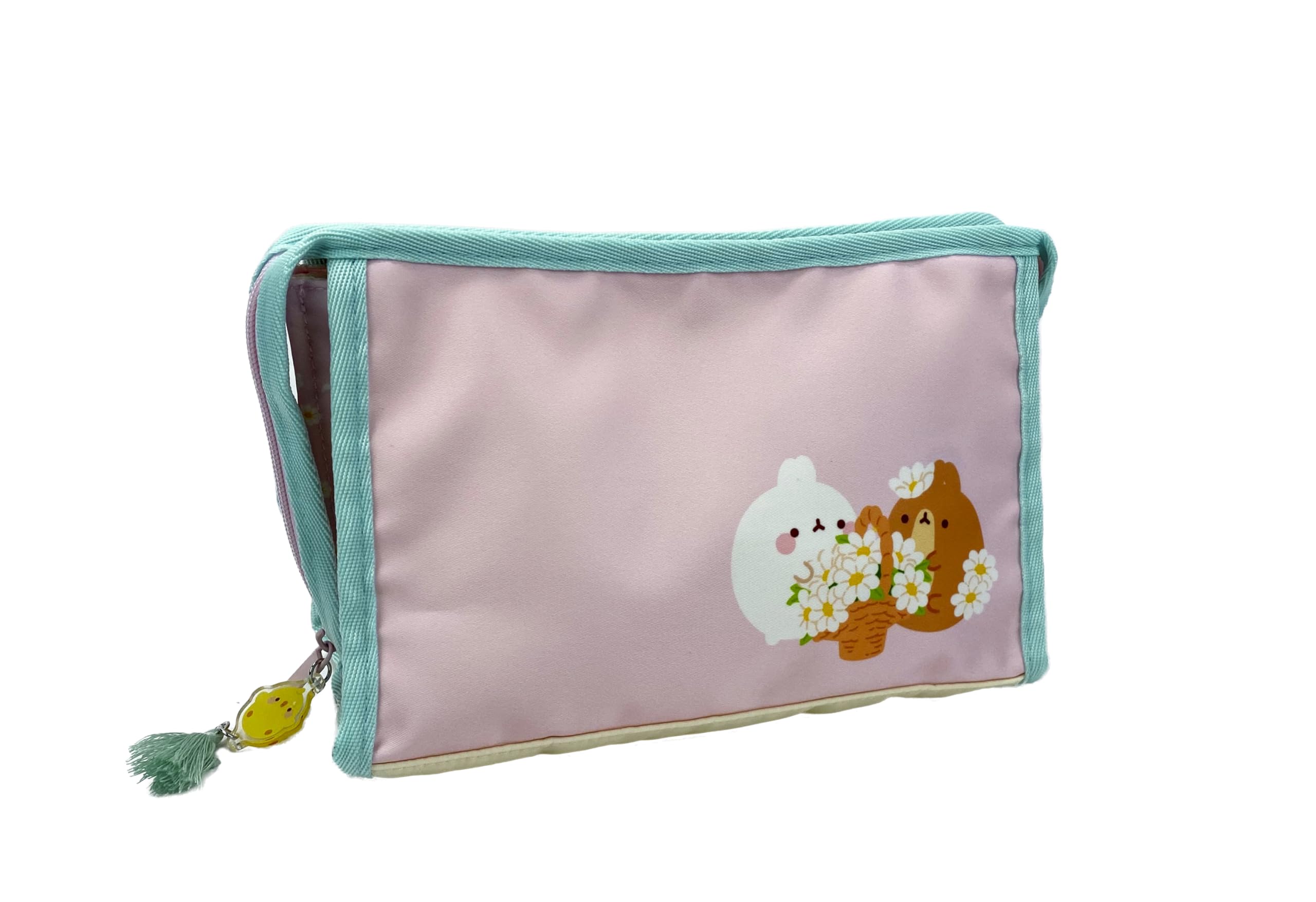 CYPBRANDS CyP Brands-Molang, Toiletry Bag, Accessories, Pink, Official Product, pink, Medium