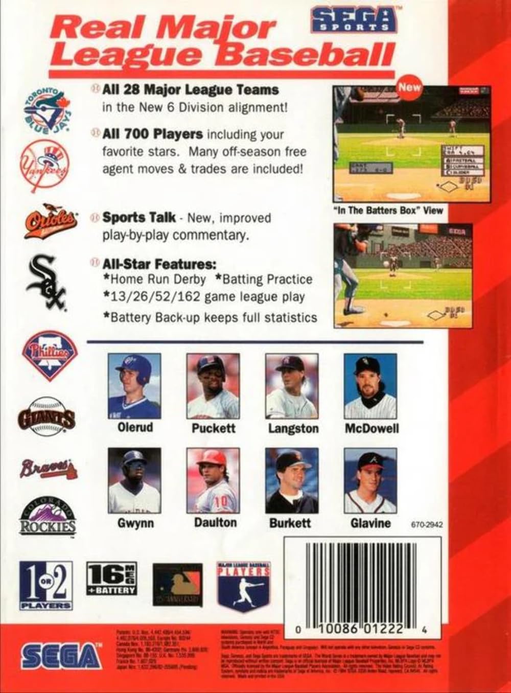 Amazon.com: World Series Baseball - Sega Genesis : Video Games