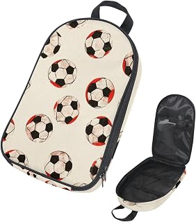 VAPOKF Bolsa organizadora de utensilios de camping de viaje, color rojo, negro y blanco, bolsa de almacenamiento para utensilios de cocina, accesorios de cocina, bolsa de almacenamiento para barbacoa