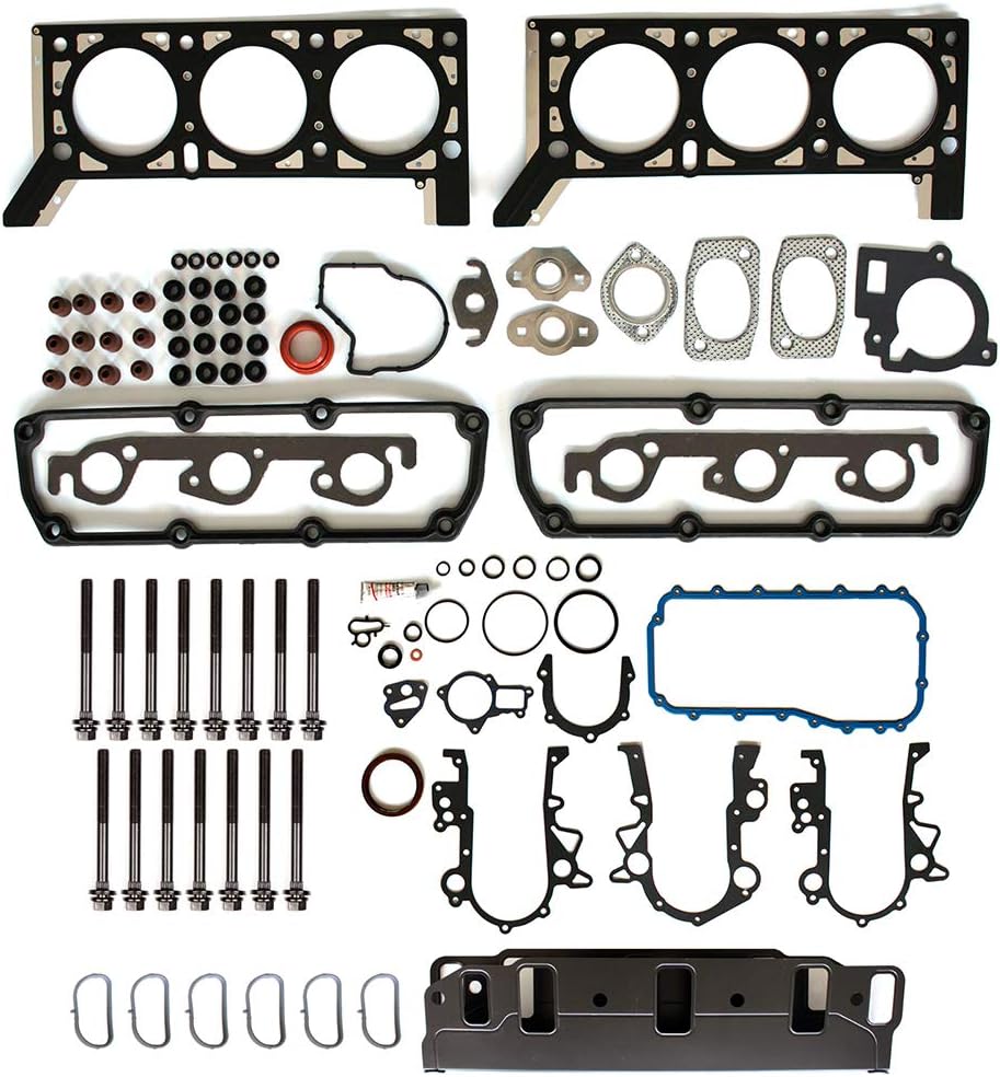 ECCPP Head Gasket Set w/Bolts Fits for Chrysler Town & Country 3.3L,for Dodge Caravan 3.3L HS9978PT,210745