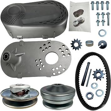212CC Torque Converter CVT 3/4" Go Kart Clutch Kit 12T #35 and 10T #40 41 420 Chain Driver Pulley for Manco Comet TAV2 30 Series