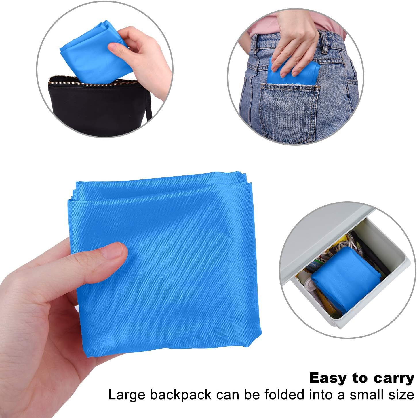 KUUQA 16Pcs Drawstring Backpack with Zipper Pocket Cinch Sack Bulk String Bags(Colorful) - Image 6