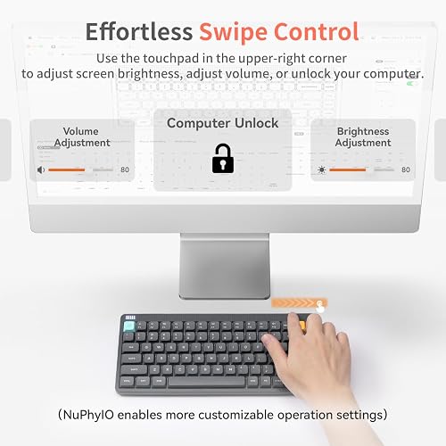 nuphy Node75 Low Profile Wireless Mechanical Keyboard (US Layout) - 5