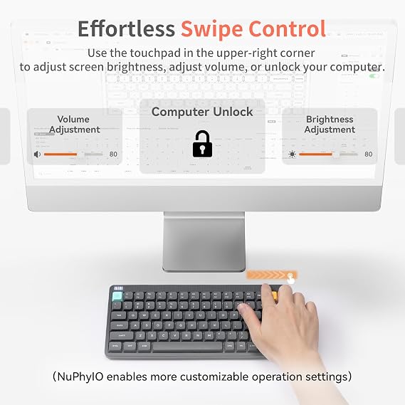 nuphy Node75 Low Profile Wireless Mechanical Keyboard (US Layout)