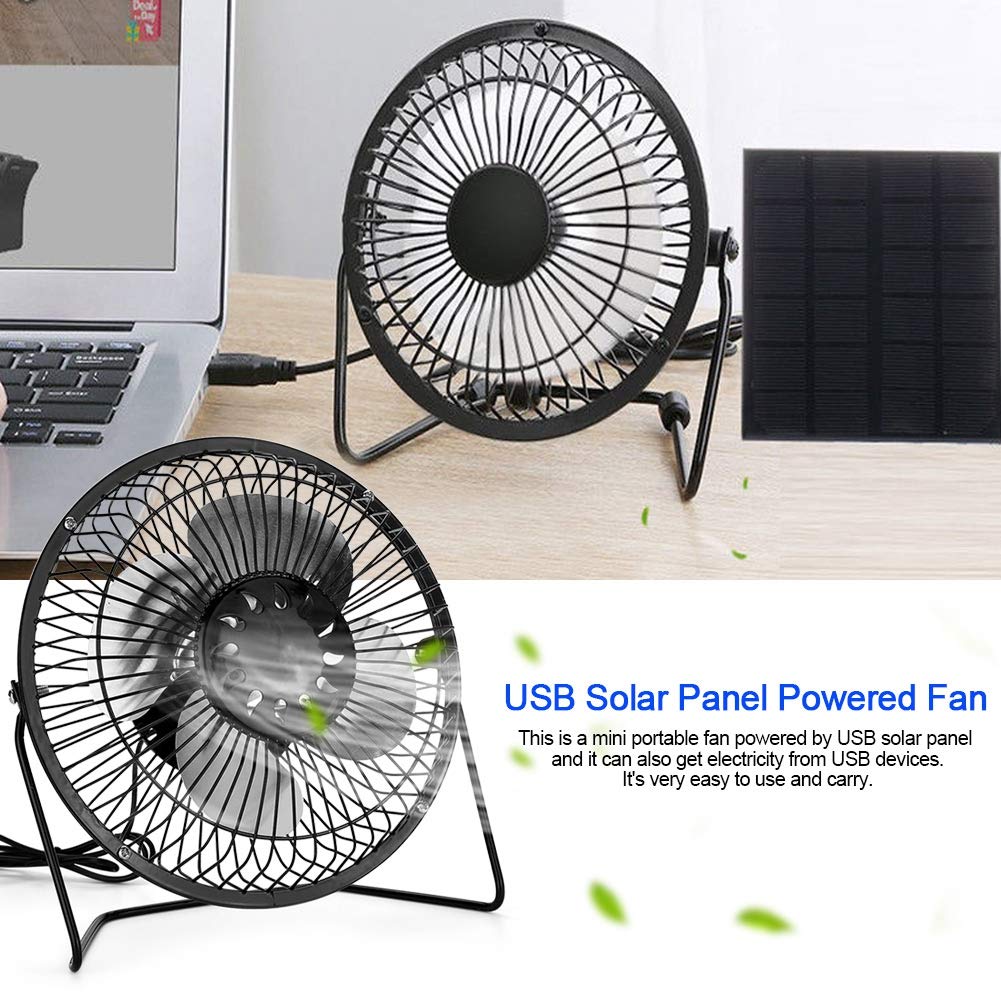 Mini wentylator solarny zasilany przez USB panel słoneczny przenośny wentylator chłodzący wentylacja do szklarni domu biura podróży na zewnątrz kemping wędkarstwo pies dom wentylator