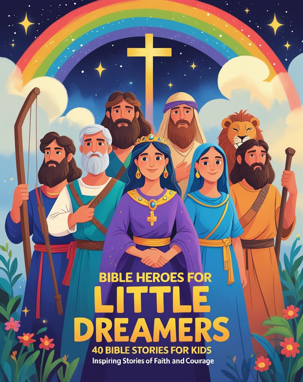 Bible Heroes for Little Dreamers: 40 Stories of Courage, Faith, and Kindness for Kids Ages 3-8