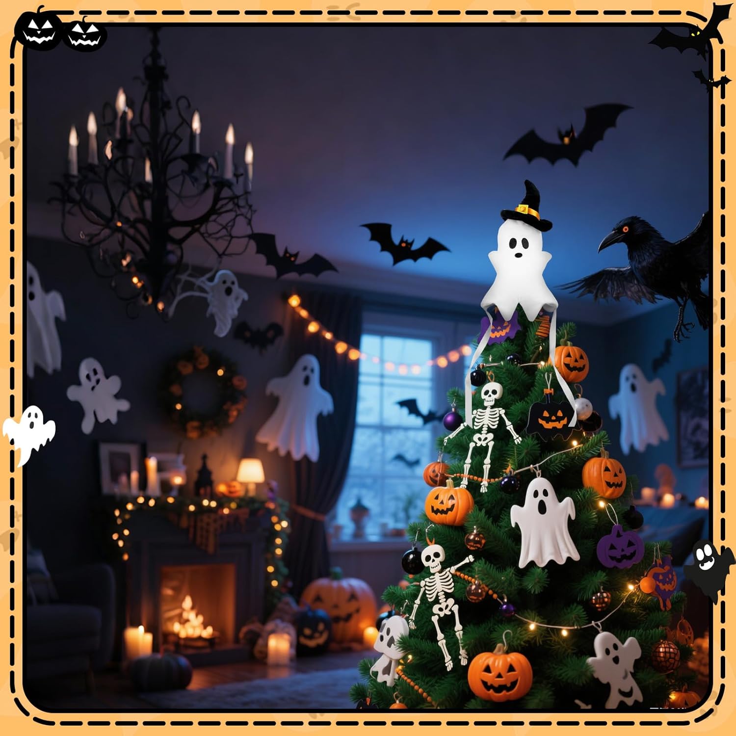 Fall Maple & Ghost Tree Topper