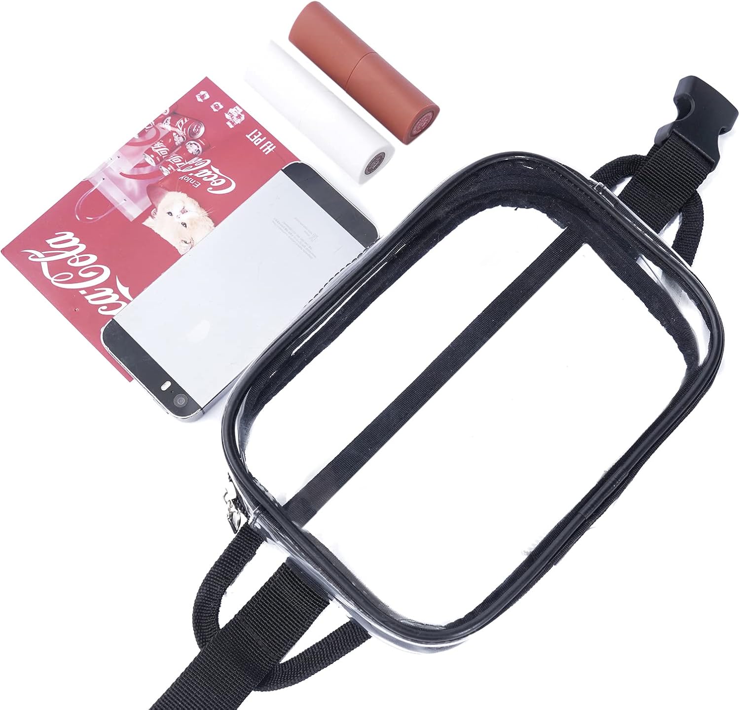 COVAX Clear Fanny Pack, Stadium Approved Clear Waist Bag for Festivals, Sports, Concerts, Work - Image 6