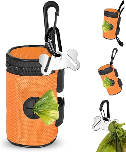 Miniatura 10 de Soporte para bolsas de excremento de perro para accesorio de correa, dispensador de bolsas de basura para correa, se adapta a cualquier correa de