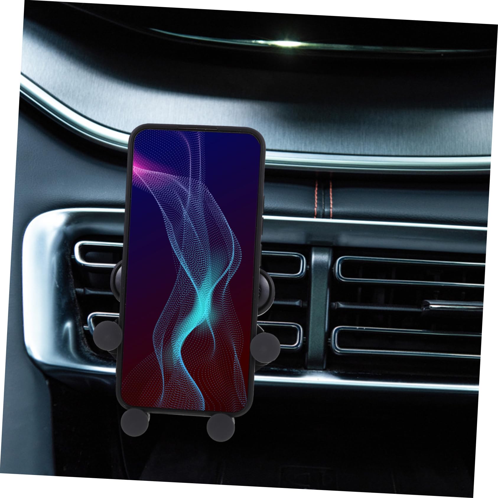 Mobestech 3pezzi Supporto per Cellulare da Auto Invisibile Supporto Telescopico per Bocchetta Aria Design Innovativo Antiscivolo Compatibile con Smartphone da Rotazione e Stabilità Avanzata