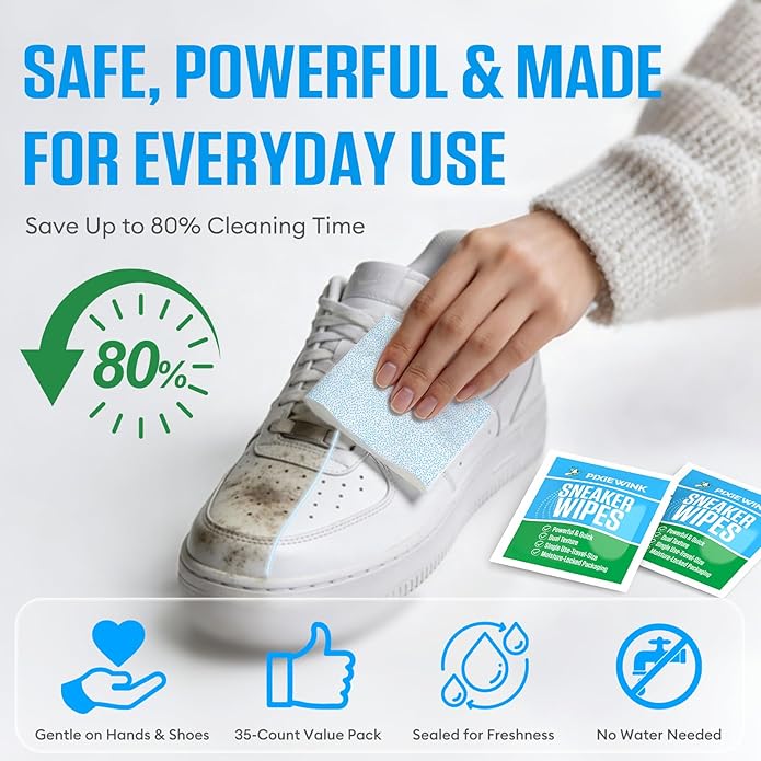 Toallitas Limpiadoras para Zapatillas, 35 Unidades miniatura 6