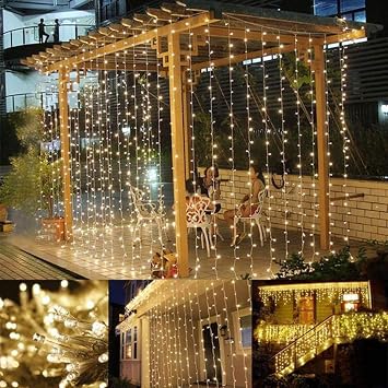 Buffer DD70YT1365 320 LED 8 Fonskiyonlu Dekoratif LED Günışığı Perde, 2x2 Metre