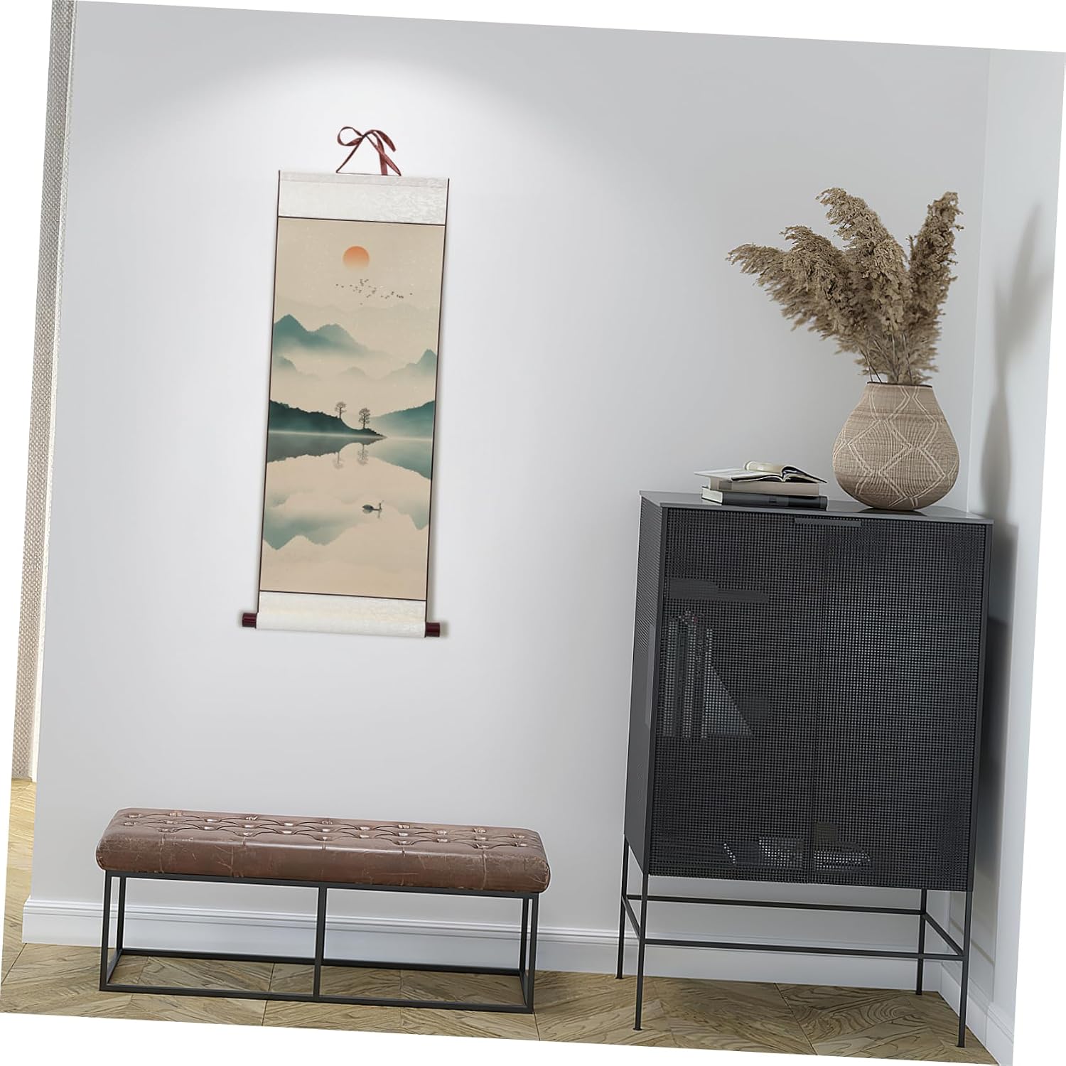HIAKDOFT Blank Chinese Calligraphy Scroll Paper Xuan Paper for Calligraphy Painting Drawing Art Projects Compact and Portable Suitable for Brush Writing