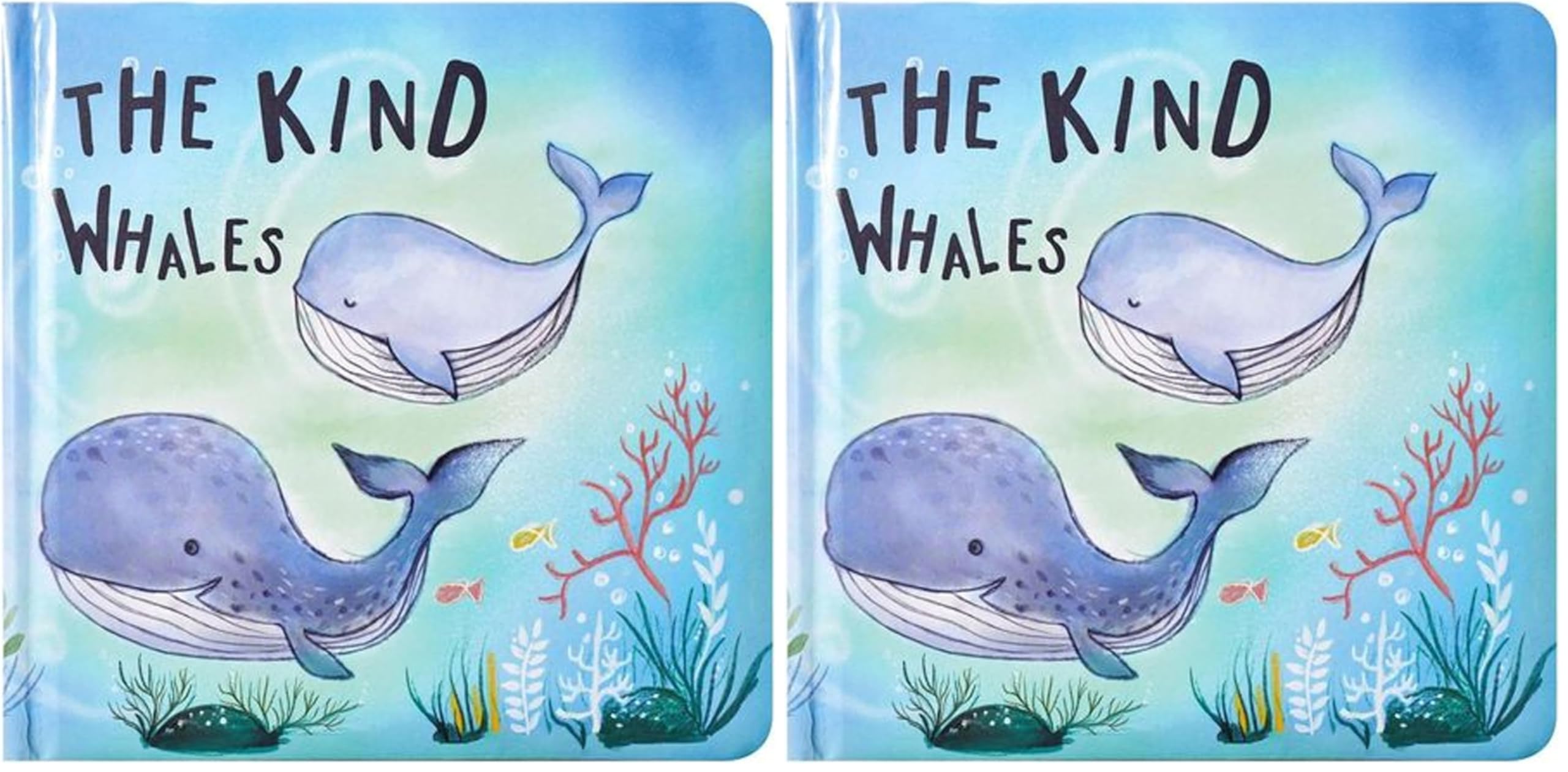 Kate & Milo The Kind Whales Board Book, The Kindness Book, Developmental and Learning Toddler Books, Gift for New and Expecting Parents, Ocean Animals (Pack of 2) El libro de las ballenas amables 1 Count (Pack of 2)