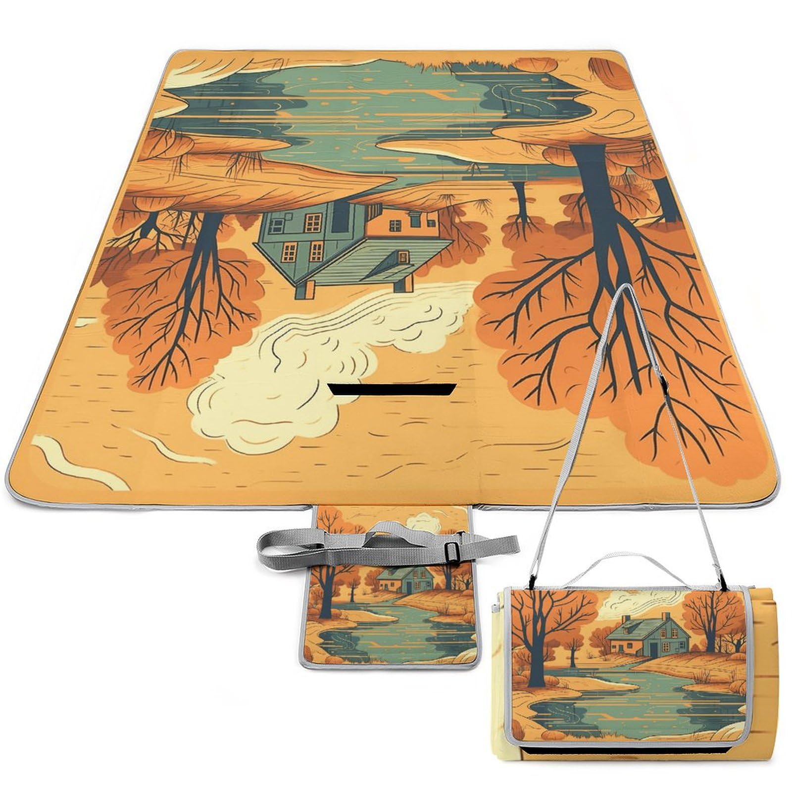 Couverture de pique-nique lavable pour vos sorties et voyages en famille