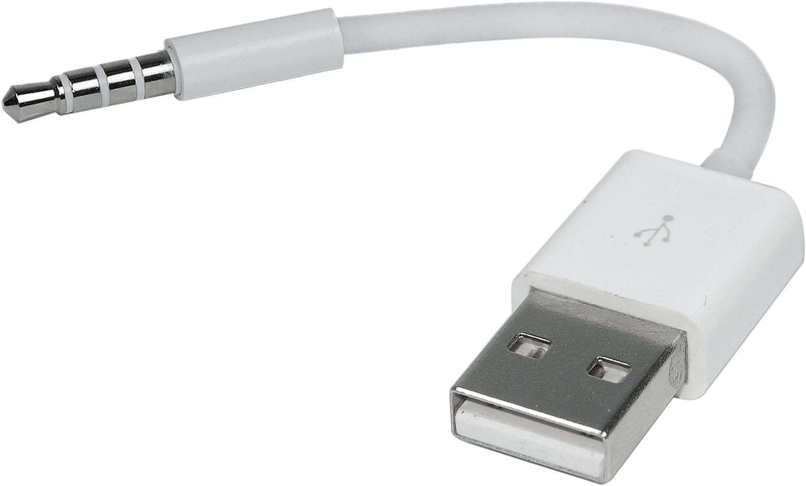 SAMTECH 2-in-1 Shuffle USB Sync Charger Adapter Cable for iPod Shuffle 3rd, 4th Generation