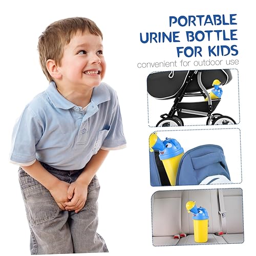 Miniatura 9 de NUOBESTY Botella de orina para niños, orinal portátil para orinal, taza de entrenamiento de orina de emergencia para acampar al aire libre, viajes