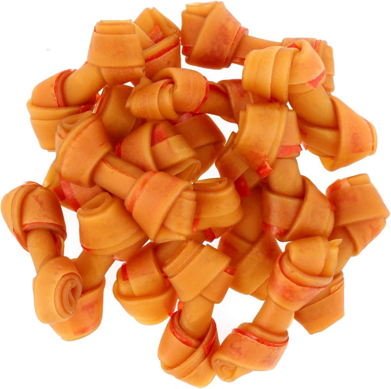DreamBone Real Peanut Butter Flavored Vegetable & Chicken Dog Chew Treats (Rawhide Free) 45.2oz Bag (80ct) Peanut Butter and Chicken (1 Bag = 80 Treats), Mini