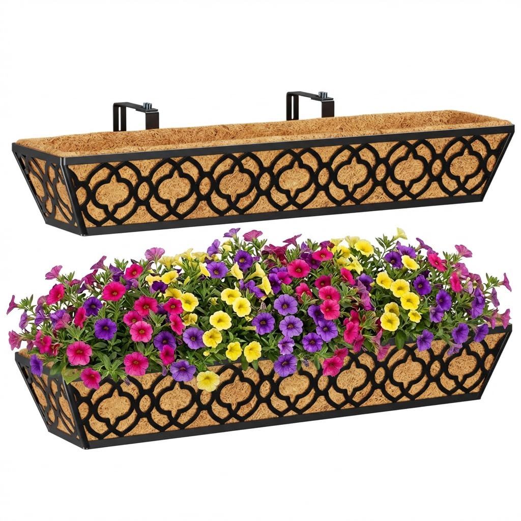 Y&M 30-Inch Railing Planter