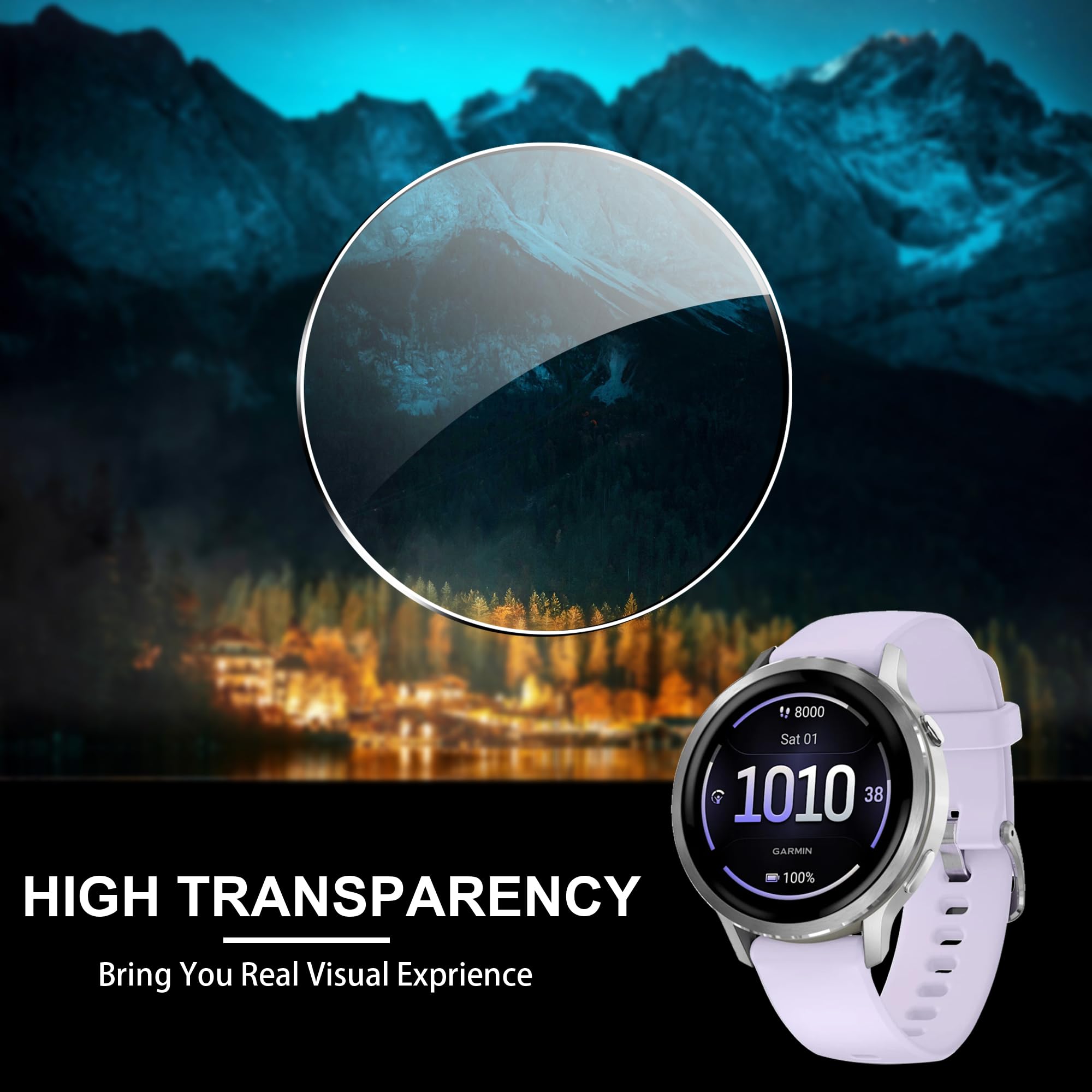 4 Pellicole Protettive TPU Per Garmin Venu 4 41mm – Auto-Riparanti, Antigraffio, Copertura Totale E HD Chiara