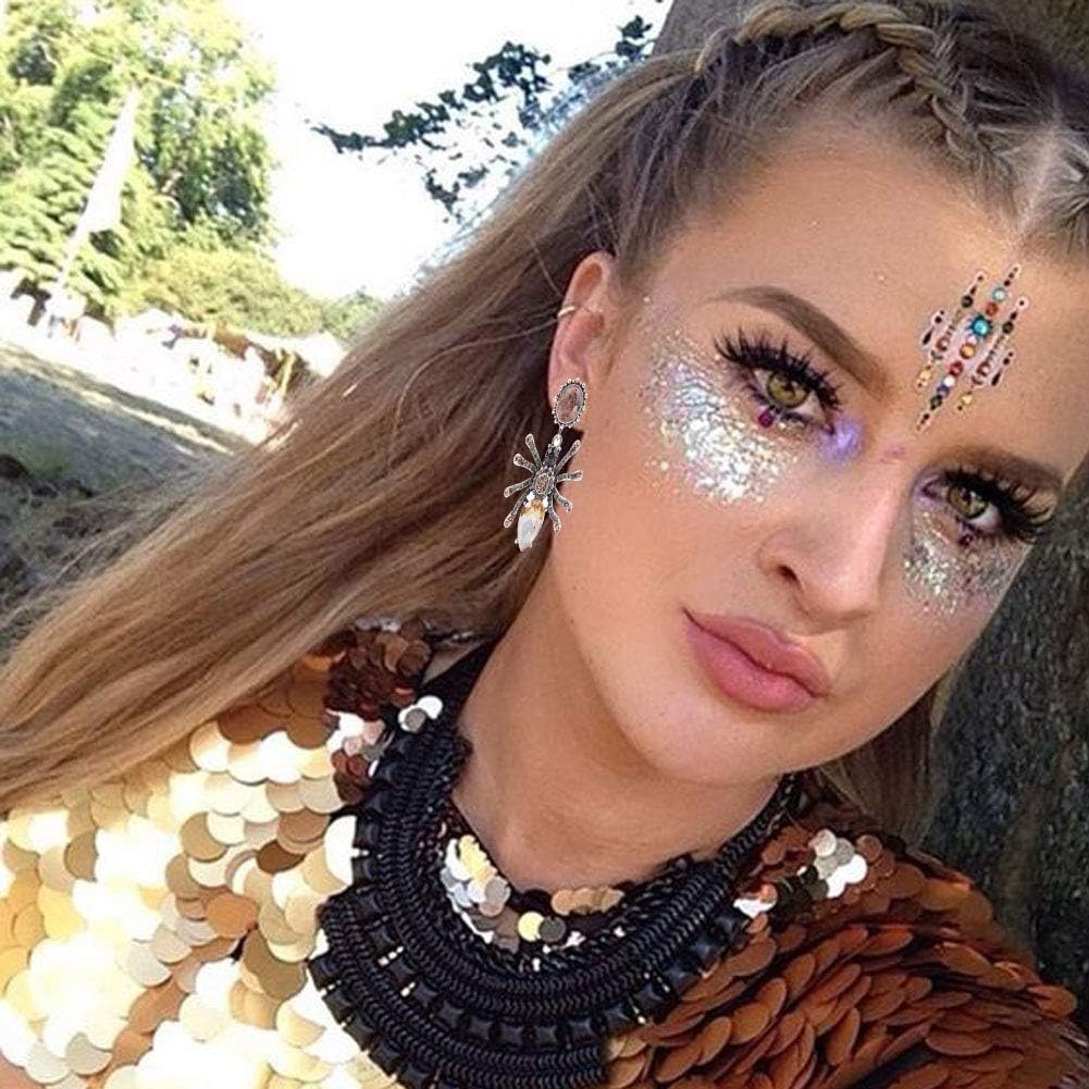 Crystal Animal Drop Earrings – Vintage Rainbow Dangle Earring, Bee, Dragonfly, Spider, Antique Statement Earring Handmade,Idea for Women, Lover, Sister, Valentine - Image 4