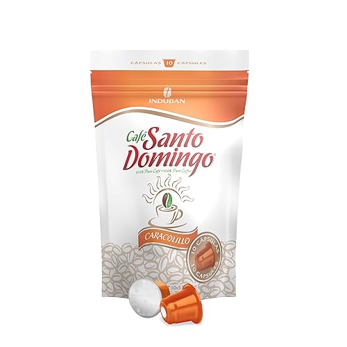 Cápsulas de café Peaberry de Santo Domingo, compatibles con cafeteras originales Nespresso  Producto de la República Dominicana (10)