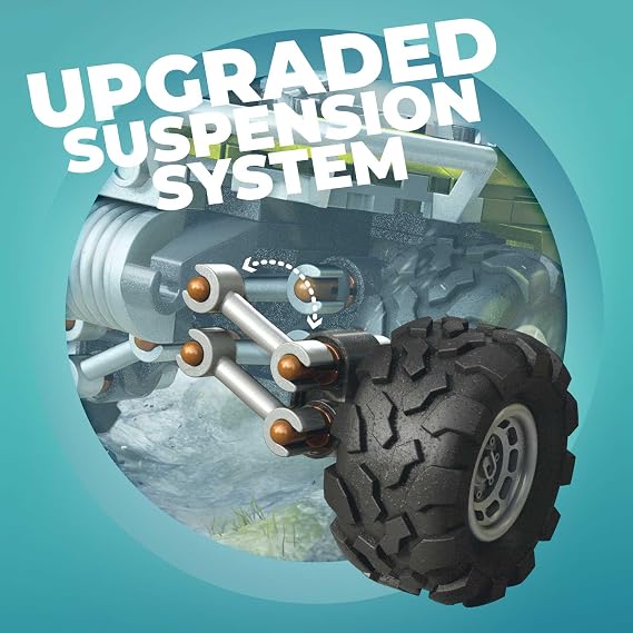 Mega Construx Halo Warthog Rally Vehicle Halo Infinite Construction Set with Master Chief Character Figure, Building Toys for Kids