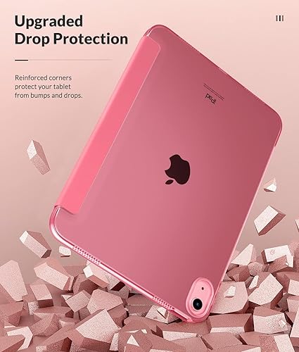 Miniatura 8 de MoKo Funda para iPad (A16) de 11 generación 202510 generación 2022, iPad de 11 pulgadas10.9 pulgadas con cubierta trasera translúcida de TPU suave,