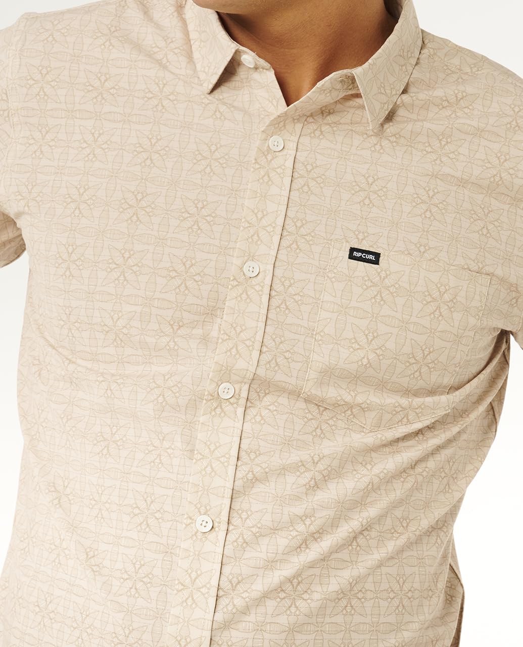RIP CURL Session Aerotech Short Sleeve Shirt Session Aerotech - Camisa de Manga Corta Hombre