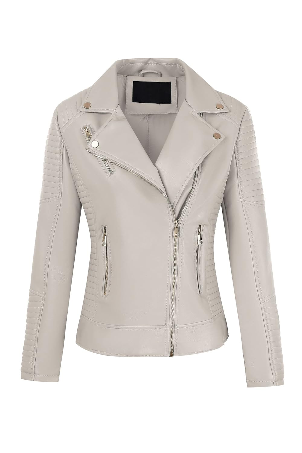 Bellivera Womens Faux Leather Casual Jacket 2025 Spring Trendy Motorcycle Outfits Lightweight Classic Coat