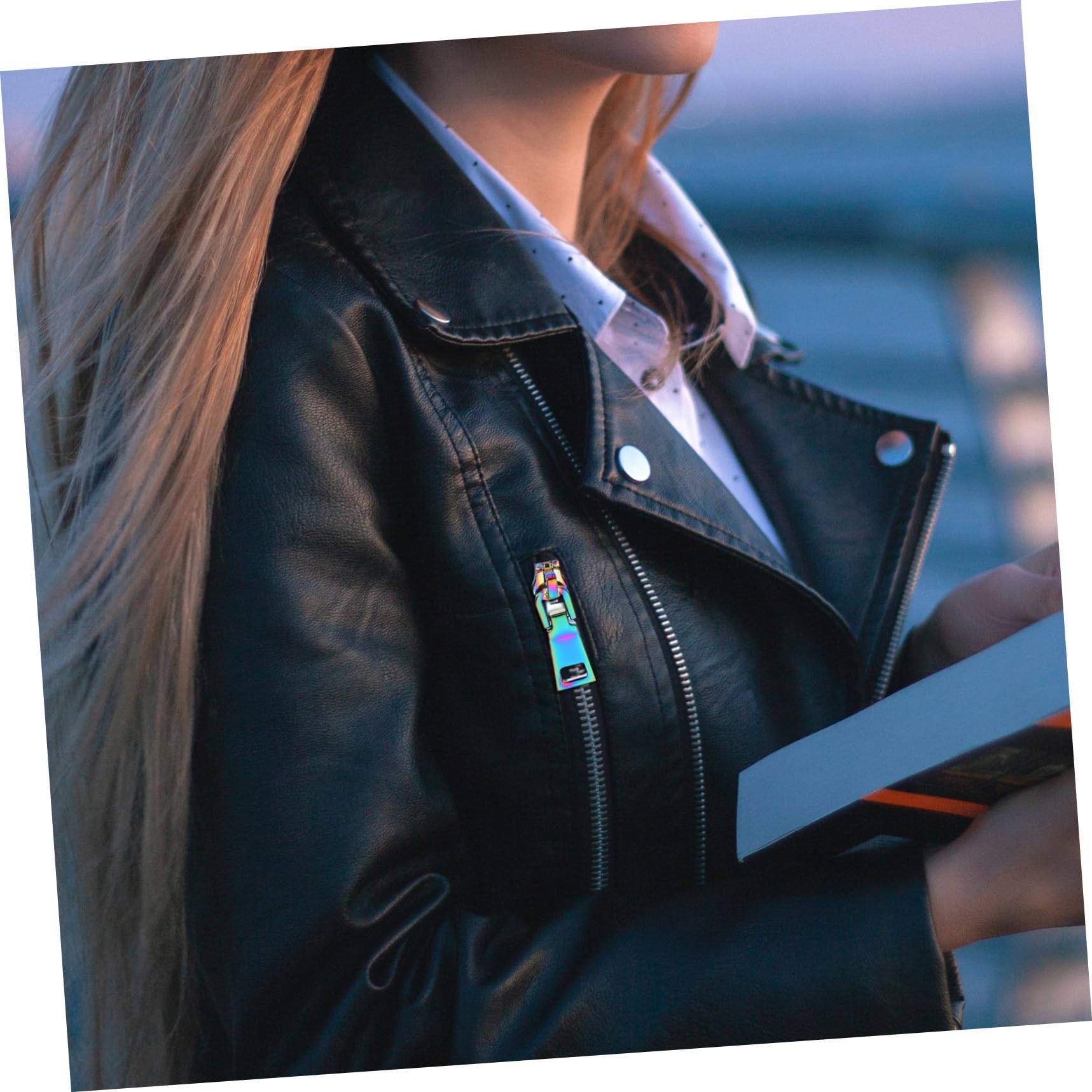 ULDIGI 30piezas Tiradores De Cremallera Metálicos Coloridos Para Ropa y Mochilas Reemplazo De Cabezas De Cremallera Extraíbles Solución Práctica Para Zippers Dañados