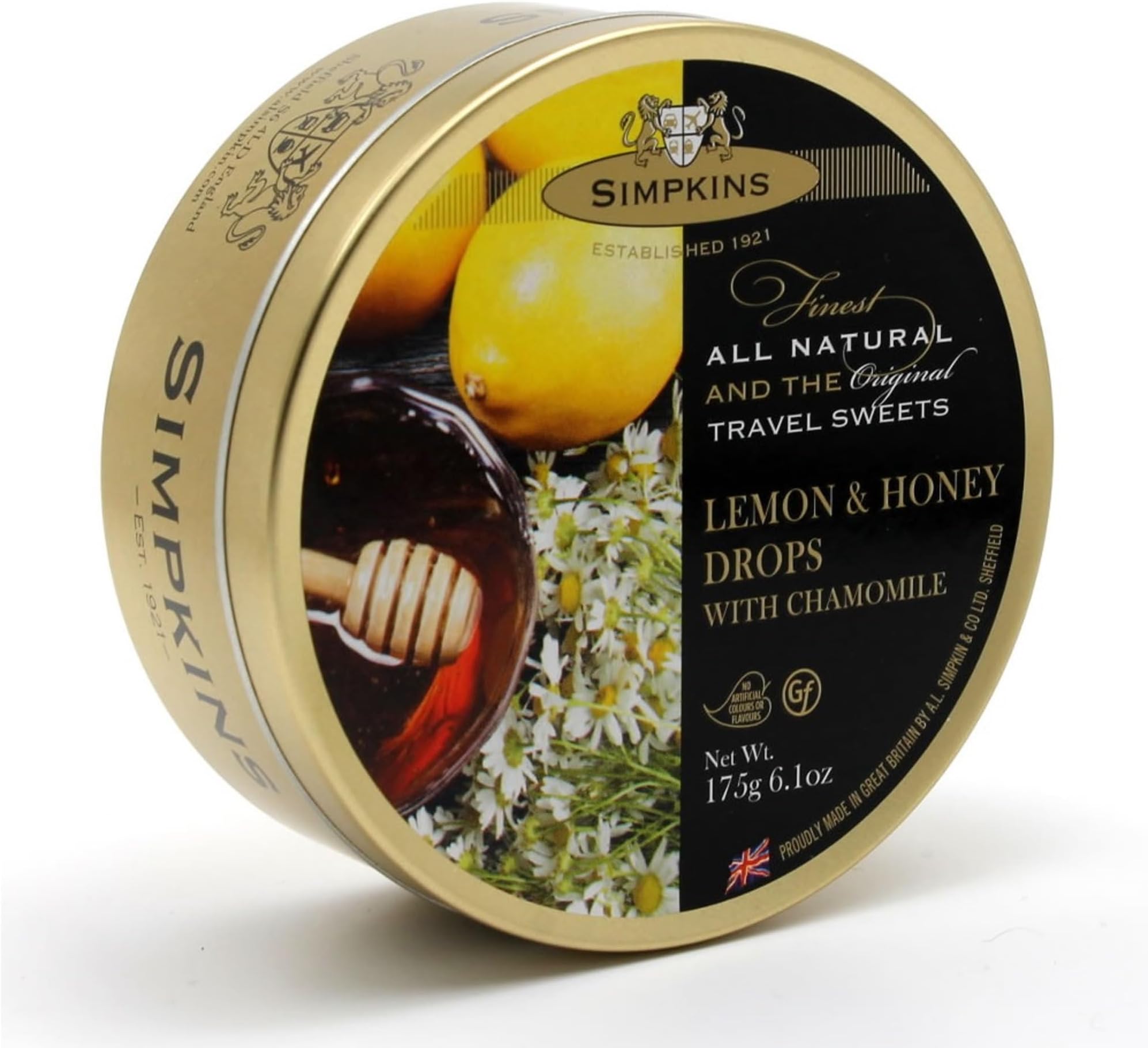 Honey & Lemon Drops with Chamomile Flavor Candy 175g