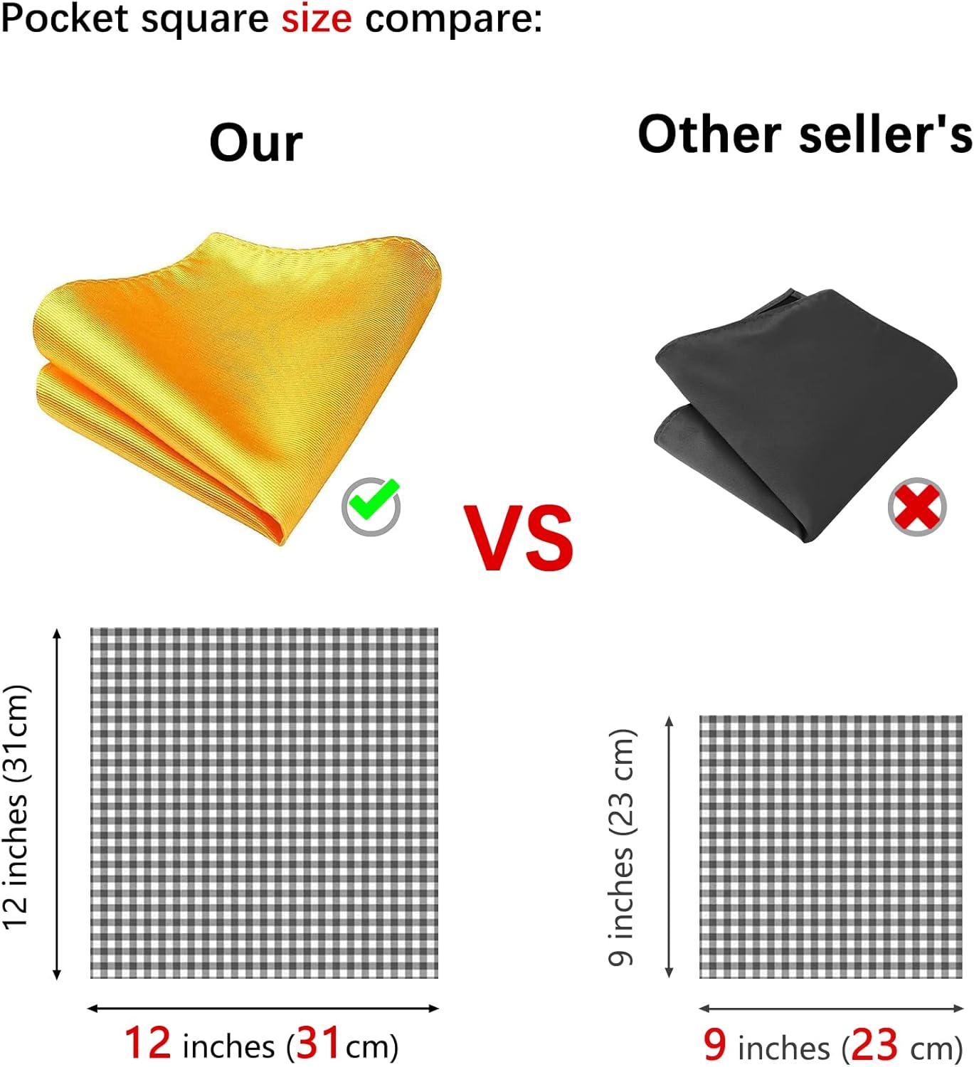 HISDERN Mens Champagne Ties for Men Business Necktie Silk Woven Tie & Pocket Square Set Wedding Classic Solid Beige Tie : Clothing, Shoes & Jewelry