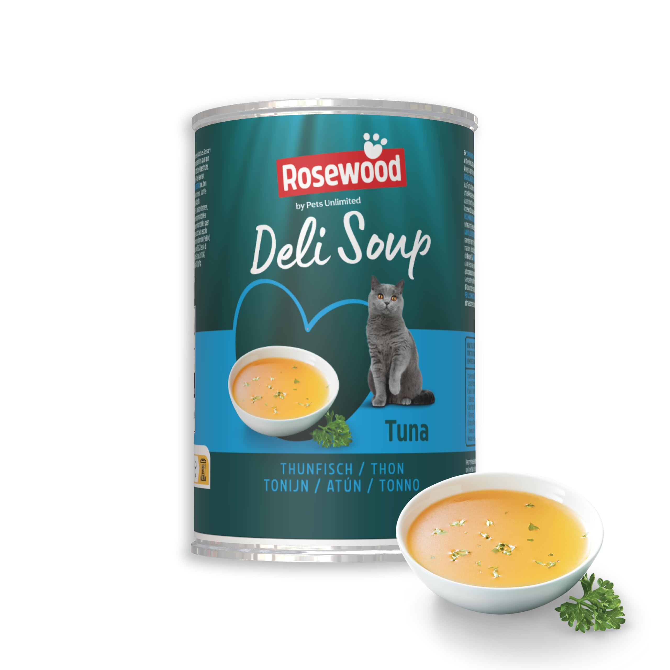 Katzensnack Brühe Thunfischstückchen 135ml Rosewood…