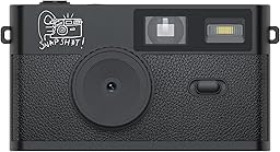 SNPSHT Screen-Free Digital Camera – Simple Point & Shoot Camera, No Screen, Easy to Use Camera, Replace Disposable with Reusable (Black)