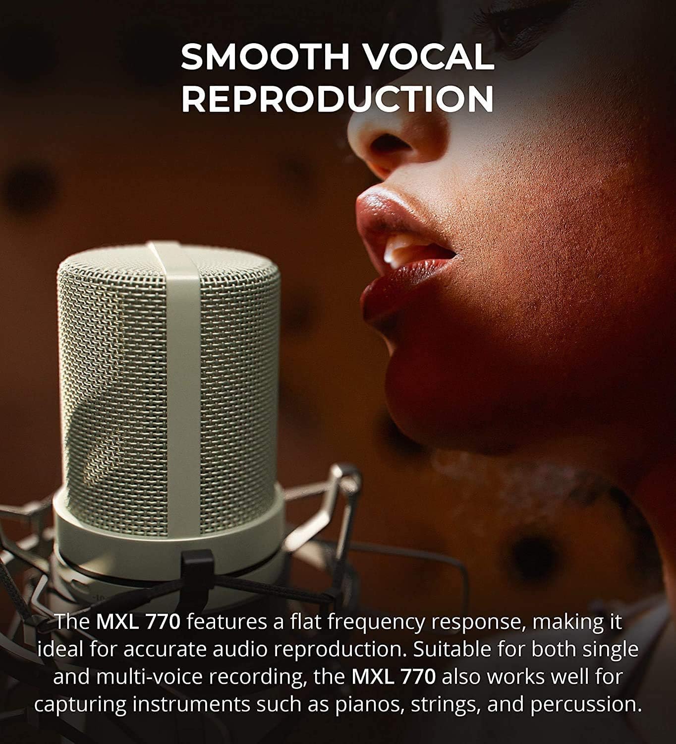 🔥 Crаzу Dеаlѕ MXL 770 Cardioid Condenser Microphone for Recording Vocals, Pianos, Guitars, and String Instruments (Vintage White) Bundle with Blucoil 10-FT Balanced XLR Cable, and Boom Arm Plus Pop Filter