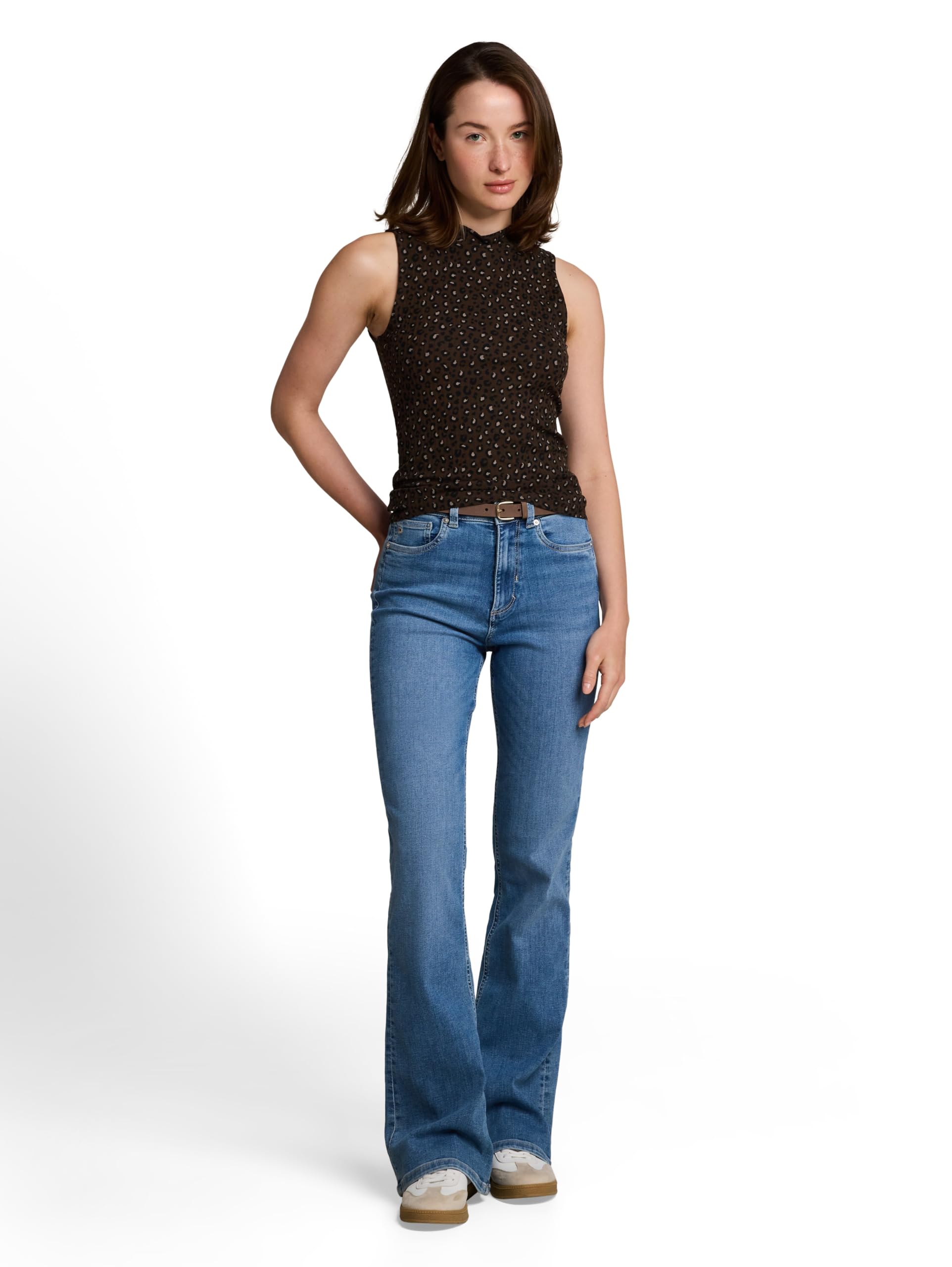 Tom Tailor 1052519 Top Basic con Costine Donna