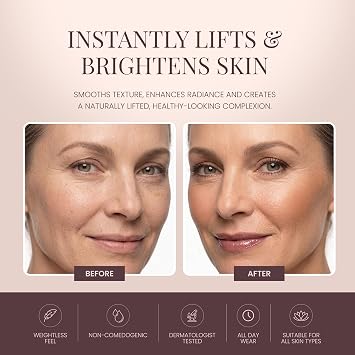 Liquid Bronzer & Highlighter Duo – Natural Bronze Glow & Soft Sculpting in One – Light-Reflecting, Hydrating Formula for Radiant, Youthful-Looking Skin