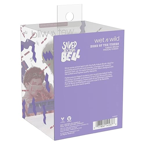 Miniatura 4 de wet n wild The Bell Home of the Tigers Kabuki Brush Kabuki Cepillo de mezcla para líquido, polvo, base de crema, (1114537)