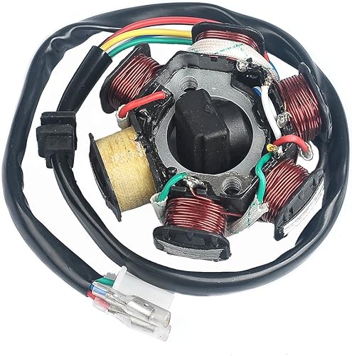 Estator y magneto de ignición AC 6 bobina de ignición para GY6 150 150cc Escúter Ciclomotor ATV Dune Buggy Go Kart