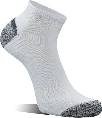 Yomandamor Mens Cotton Diabetic Low Cut Socks with Seamless Toe,5 Pairs